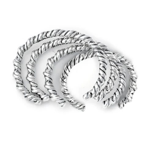 BWL - B605 BWL Bracelet - Twisted Wire Bangle 1