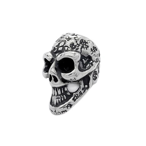 BWL - C324GR Graffiti Skull Bead Charm_1