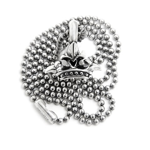 BWL - CB112 Crown Charm with 2mm Ball Chain_1