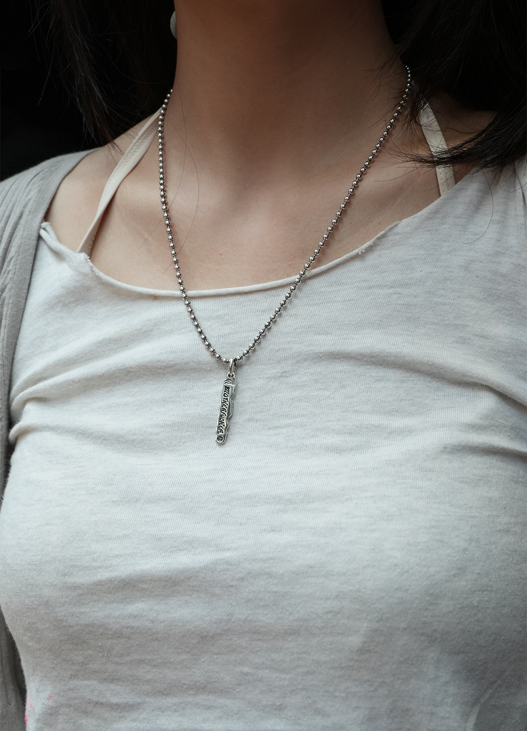 BWL - N884 3mm Ball Chain with Tag Necklace 20 Inch 4