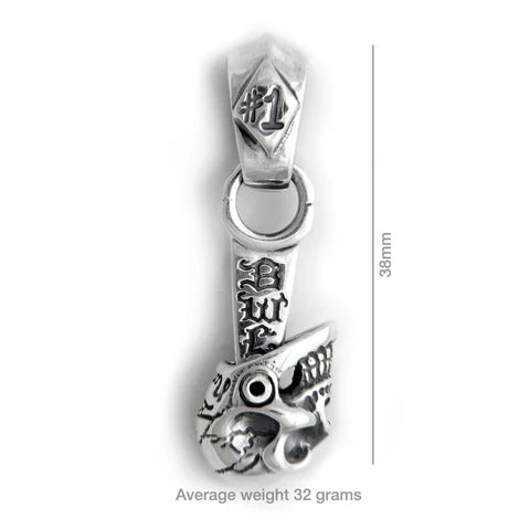 BWL - PN1011A 30th Anniversary Piston with Skull Pendant 4