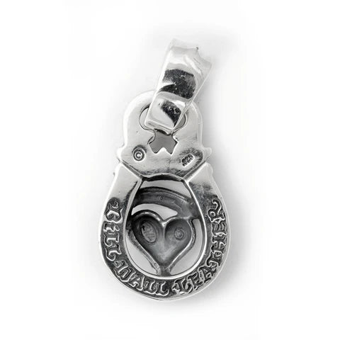 BWL - PN1036-C Horseshoe Pendant "HEART with Banner" Top - Large 3