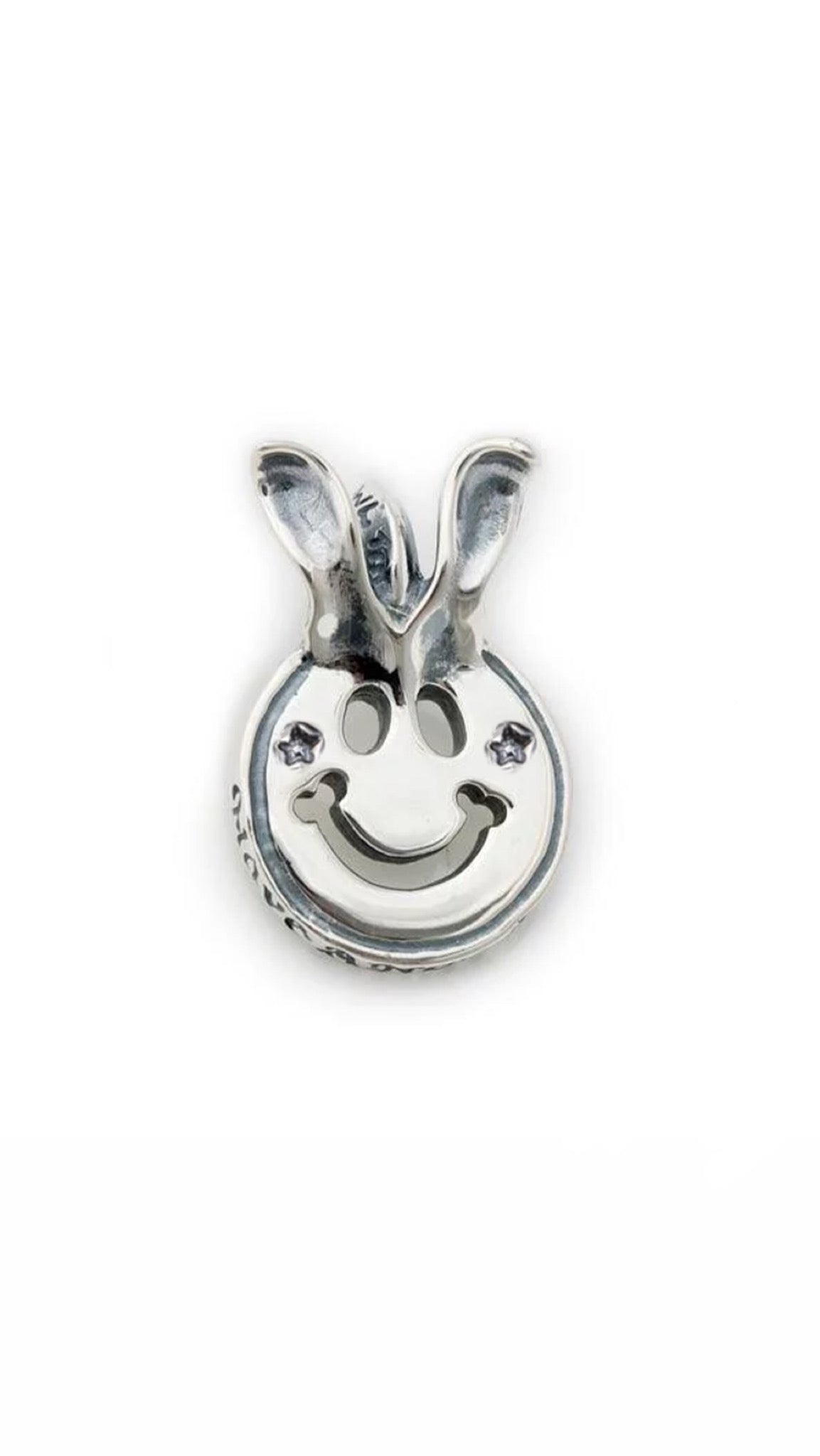 Bill wall leather *Custom Made* C380 Happy Face Charm With Bunny Ears w/ Stamp Star 1