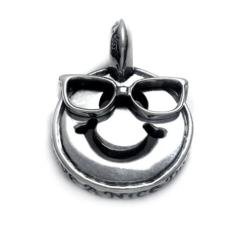 C359C-1 Happy Face Charm With Sun Glasses