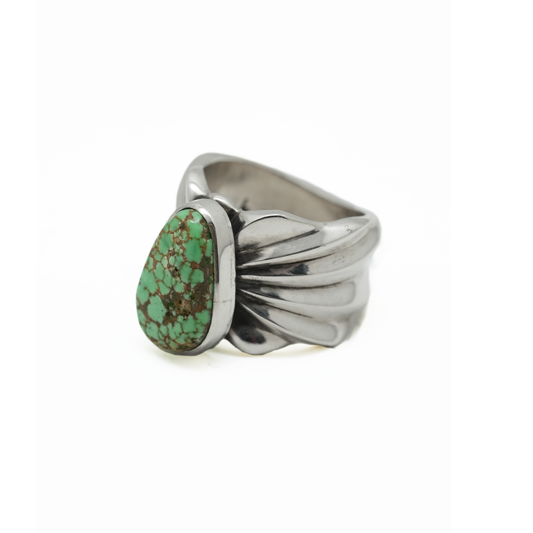 Silver Dollar Craft Carico Lake Turquoise Ring