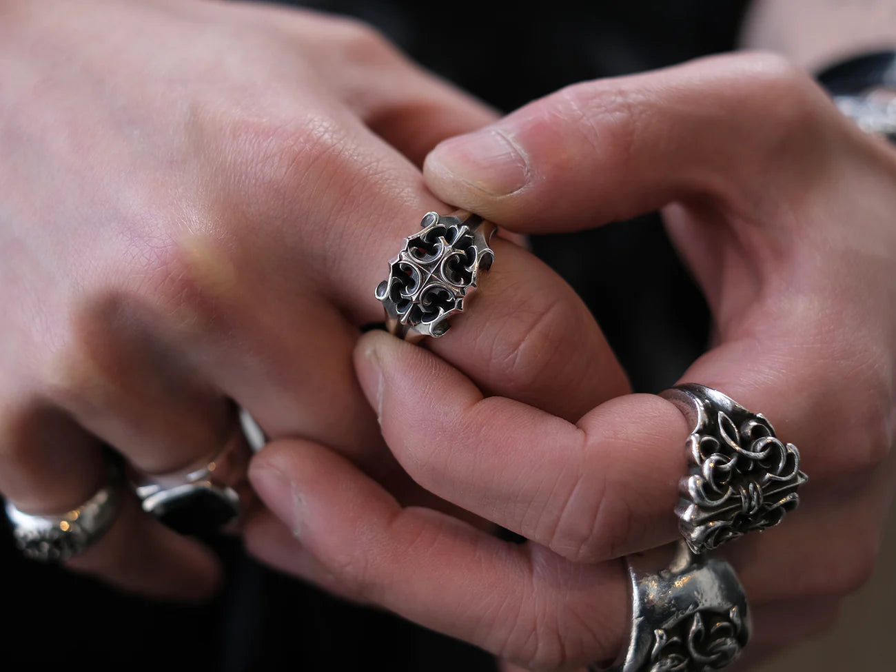 DEal Design - Moon Cross Ring 7