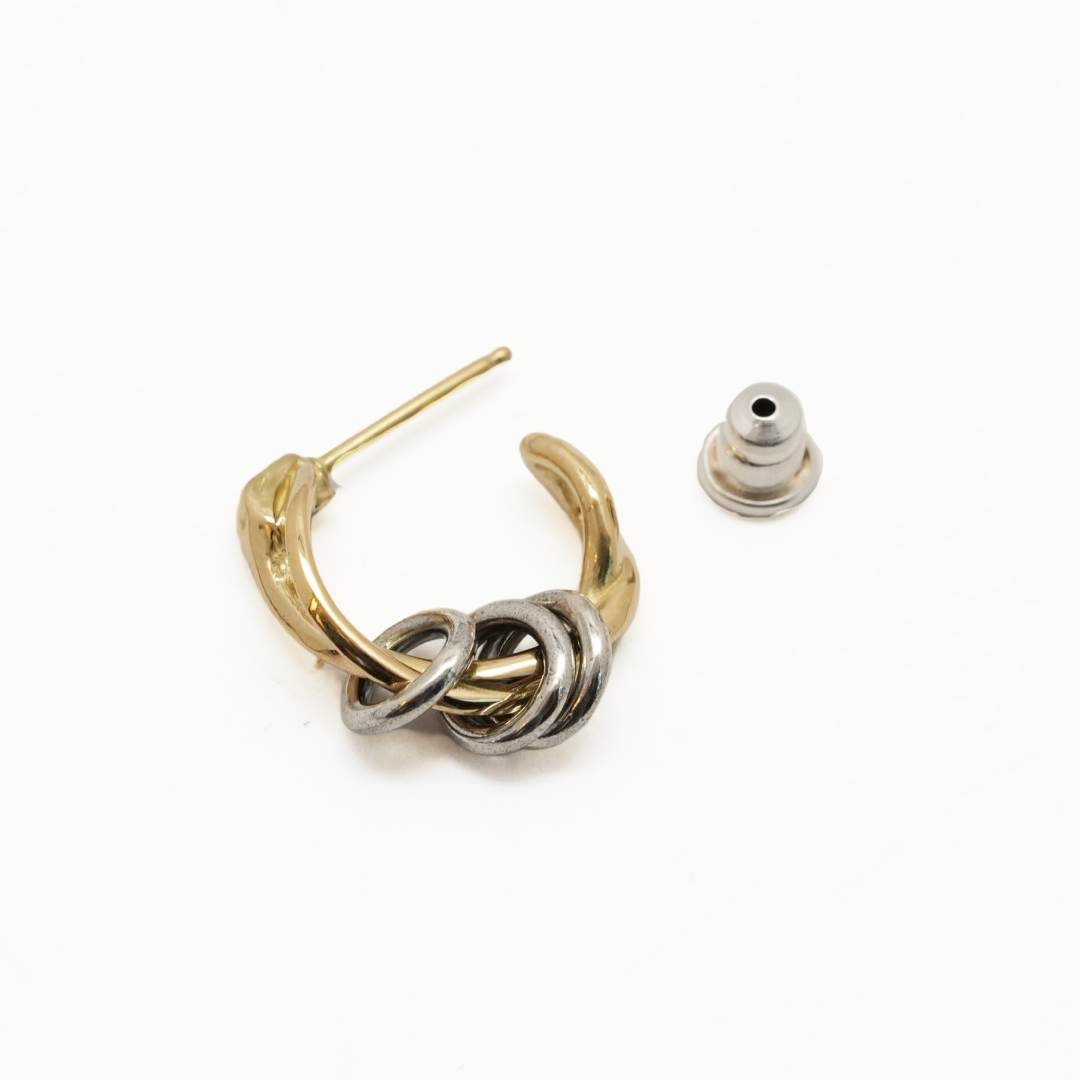 Deal Design - 18K Flare Snake Hoop 4