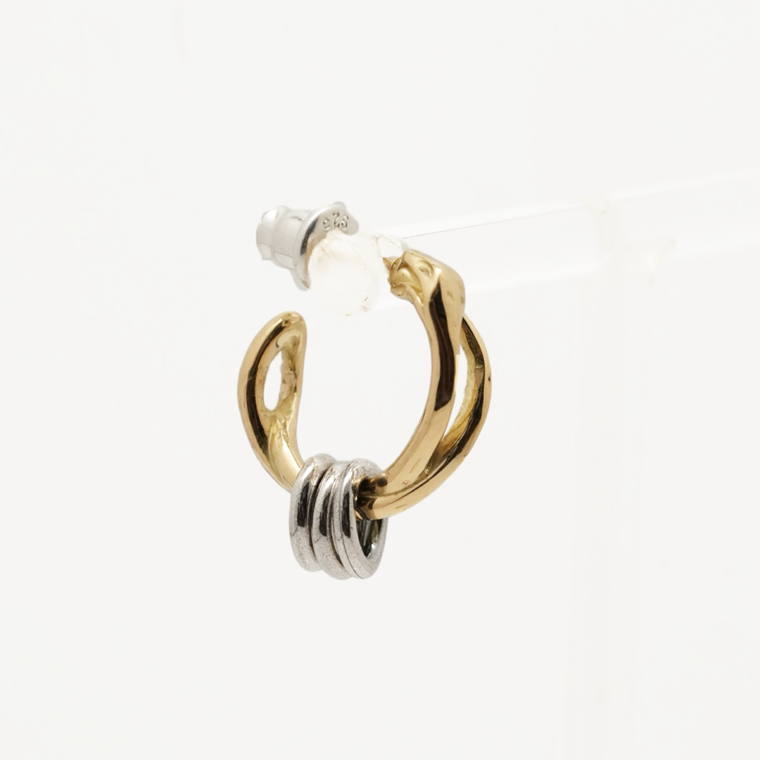 Deal Design - 18K Flare Snake Hoop 5