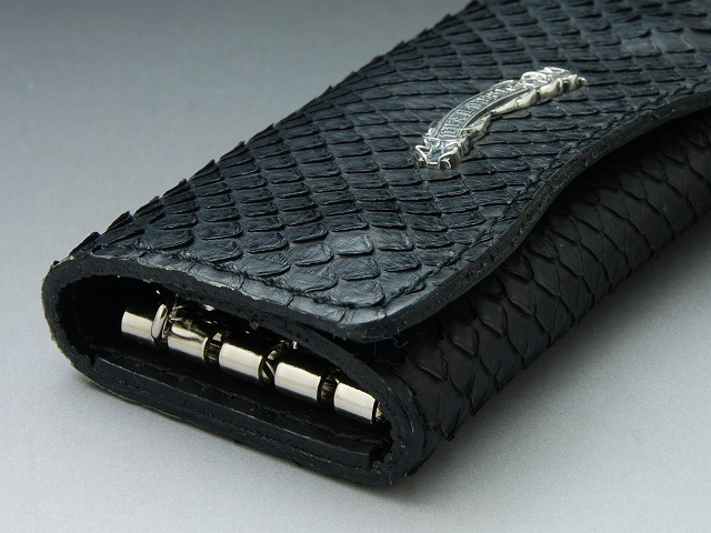 Deal Design - 4-unit key case (black python) 4