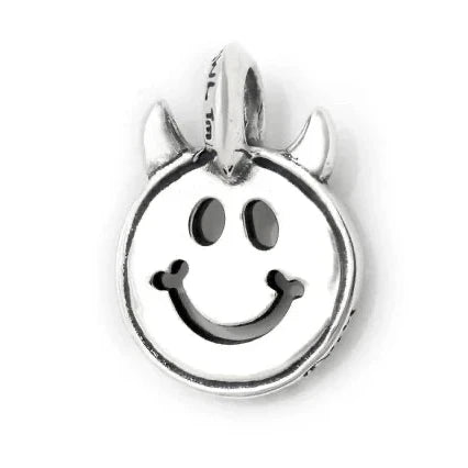 Deal Design - C375 Happy Face with Horns Charm 1