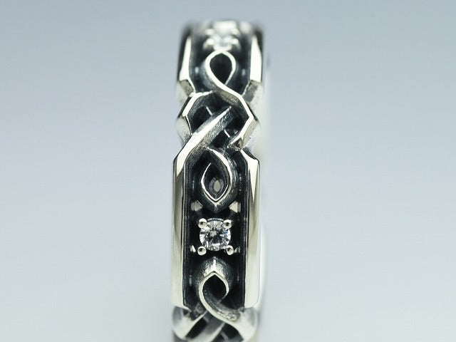Deal Design - Celtic Chain Stone Ring 3