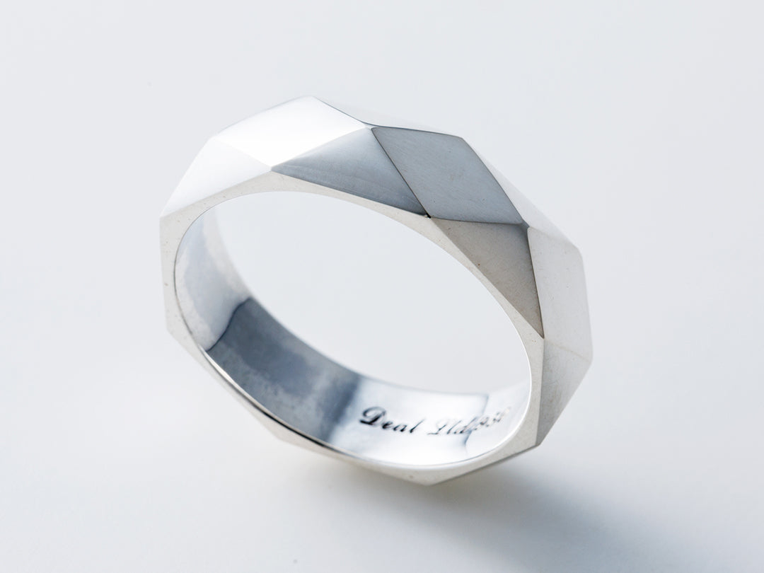 Deal Design - DIA Shape Studs Ring : Wide 3