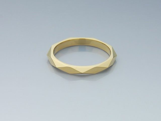 Deal Design - Dia Shape Studs 18K Gold Ring 4