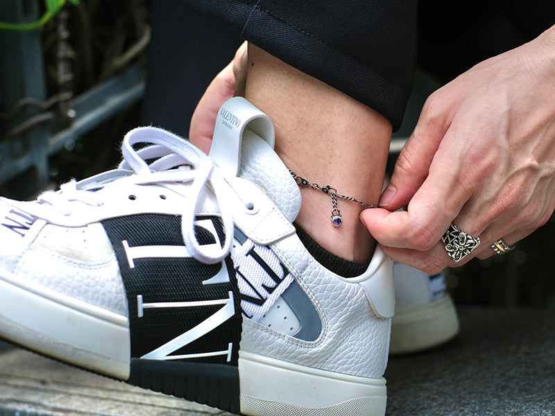 Deal Design - Drop Stone Anklet 5