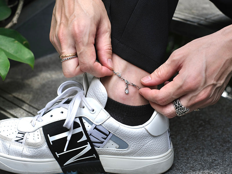 Deal Design - Drop Stone Anklet 8