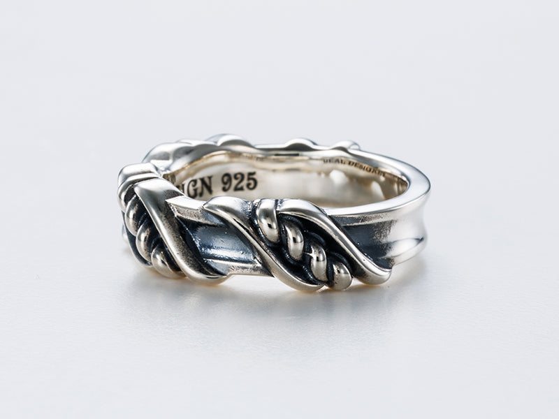 Deal Design - Floral Snake Ring : Narrow Ring 3