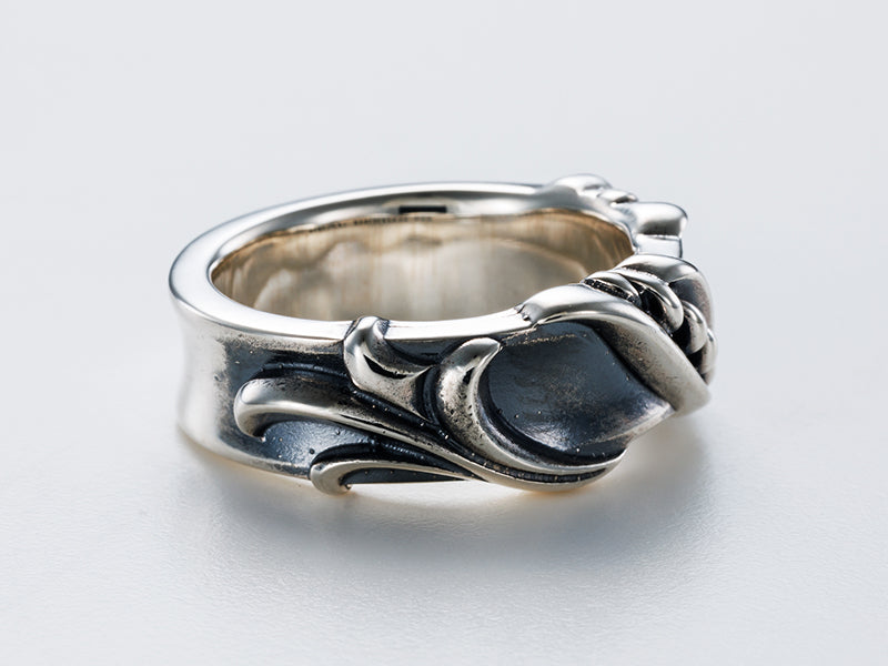 Deal Design - Floral Snake Ring : Wide Ring 5