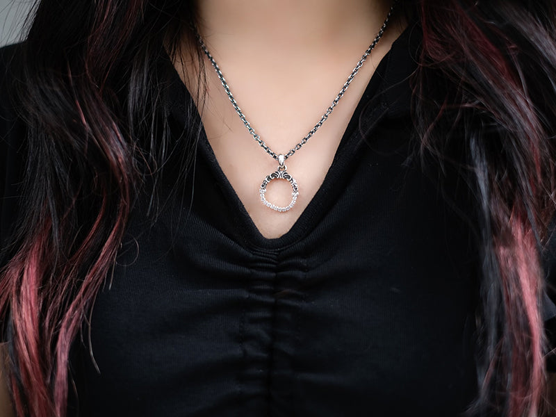 Deal Design - Galaxy Chain : Circle Top Pendant 2