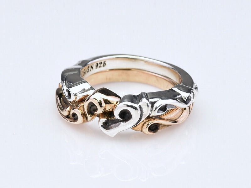 Deal Design - Heart Gimmel Ring 3