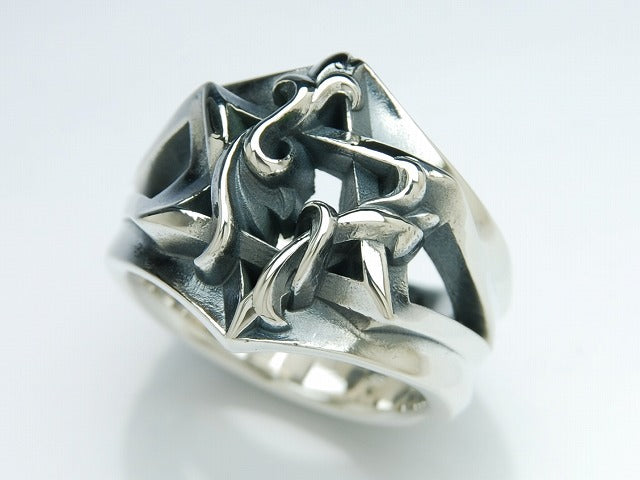 Deal Design - Hex Starling Wide Ring 1