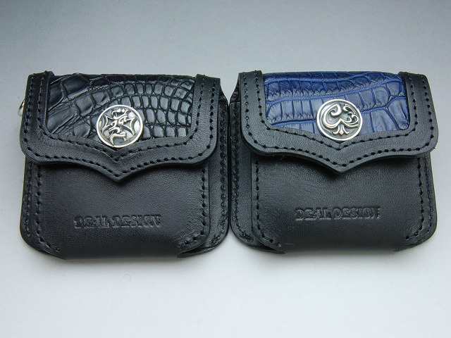 Deal Design - Inlay dot coin case: Real crocodile 2