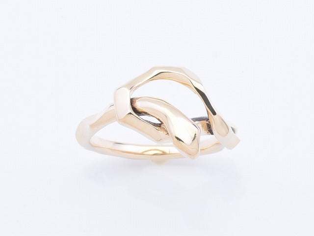 Deal Design - Knot Snake 10K Gold Single Ring 1