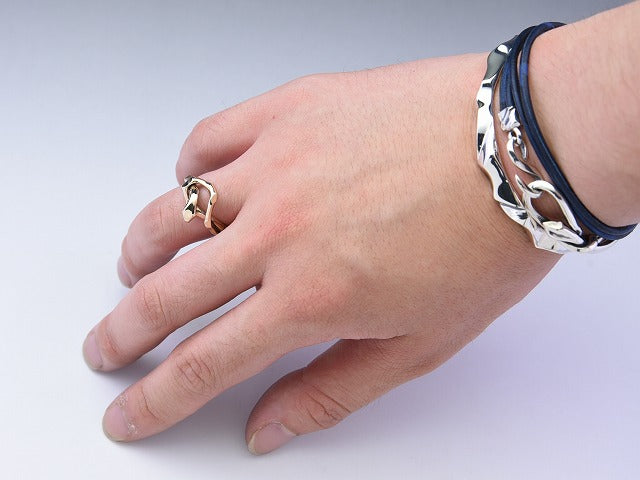 Deal Design - Knot Snake 10K Gold Single Ring 2