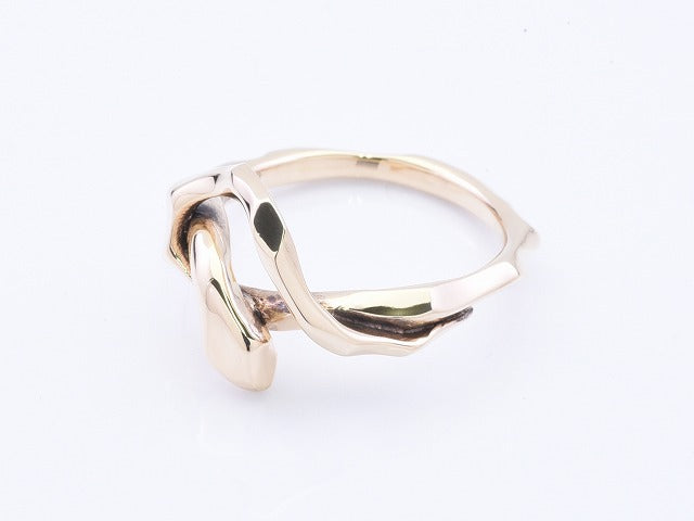 Deal Design - Knot Snake 10K Gold Single Ring 3