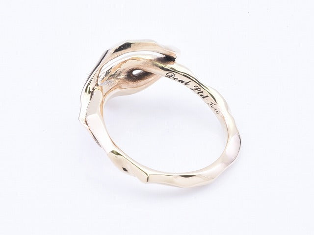 Deal Design - Knot Snake 10K Gold Single Ring 4