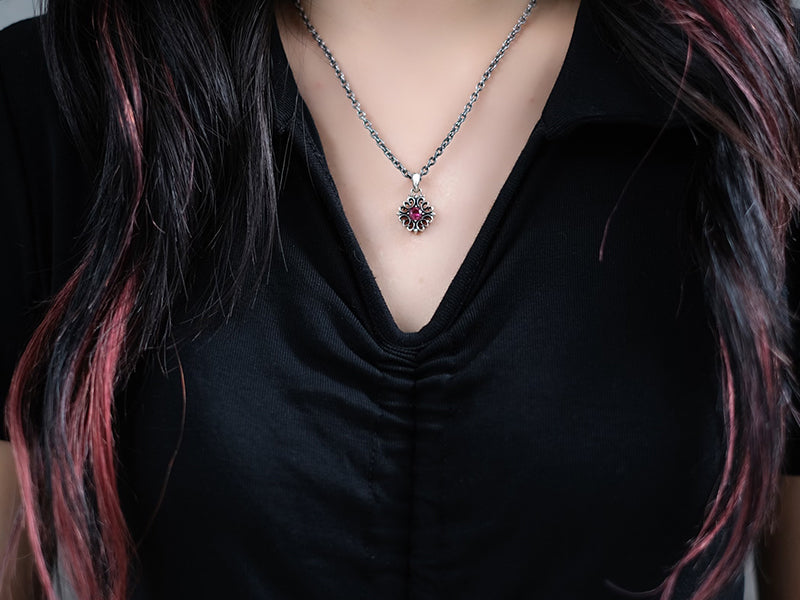 Deal Design Pendant for unisex | Deal Design Liberty Floral Cross ...
