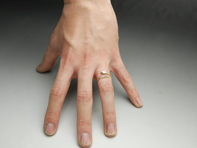 Deal Design - Line Snake 10K Gold Ring 2