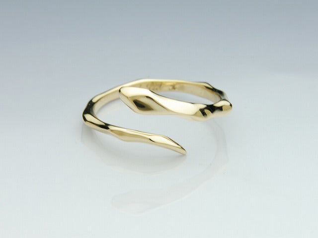 Deal Design - Line Snake 10K Gold Ring 4