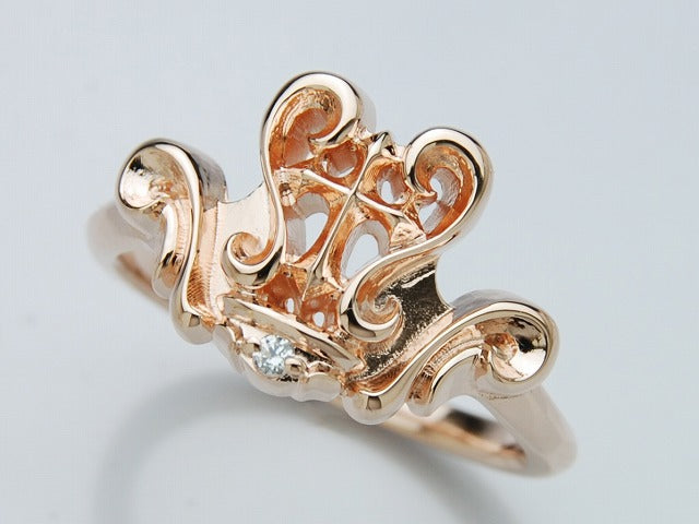 Deal Design - One Drop Aquarius Pink Ring 1