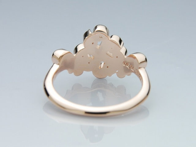 Deal Design - One Drop Clover Pink Ring 5