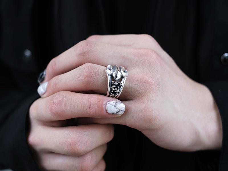 Deal Design - One Side Lily: Wide Ring 2