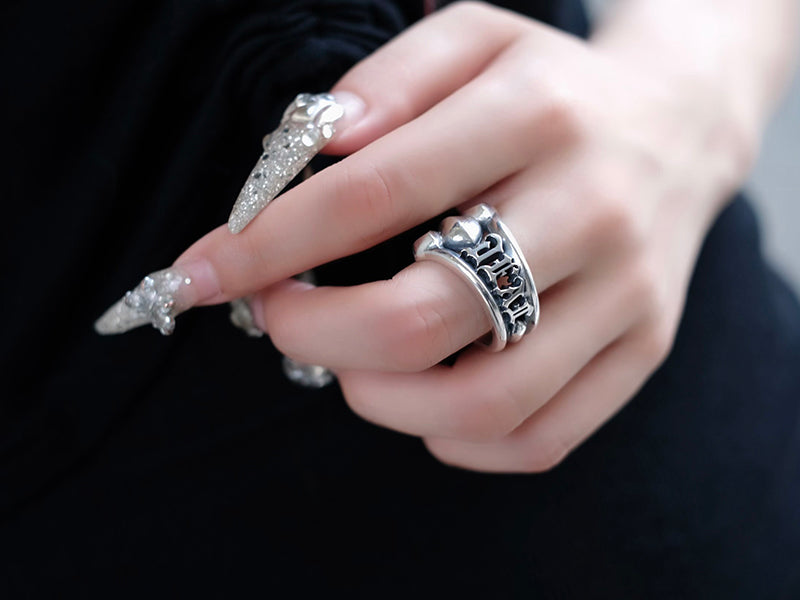 Deal Design - One Side Lily: Wide Ring 4