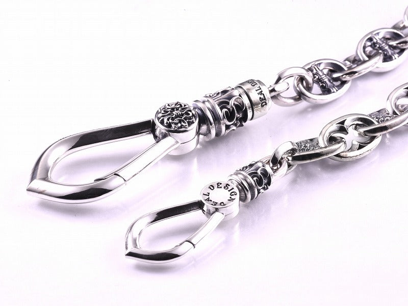 Deal Design - Oval fan wallet chain: narrow 4