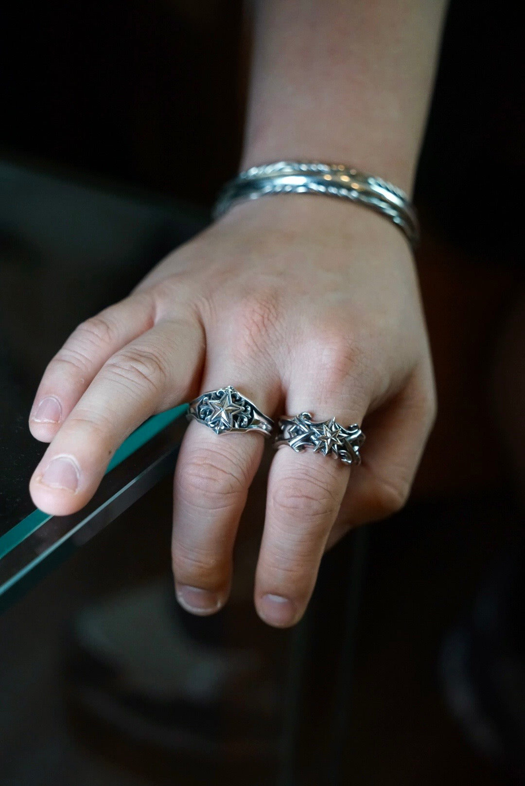 Deal_Design Pointed Sterling Ring 7