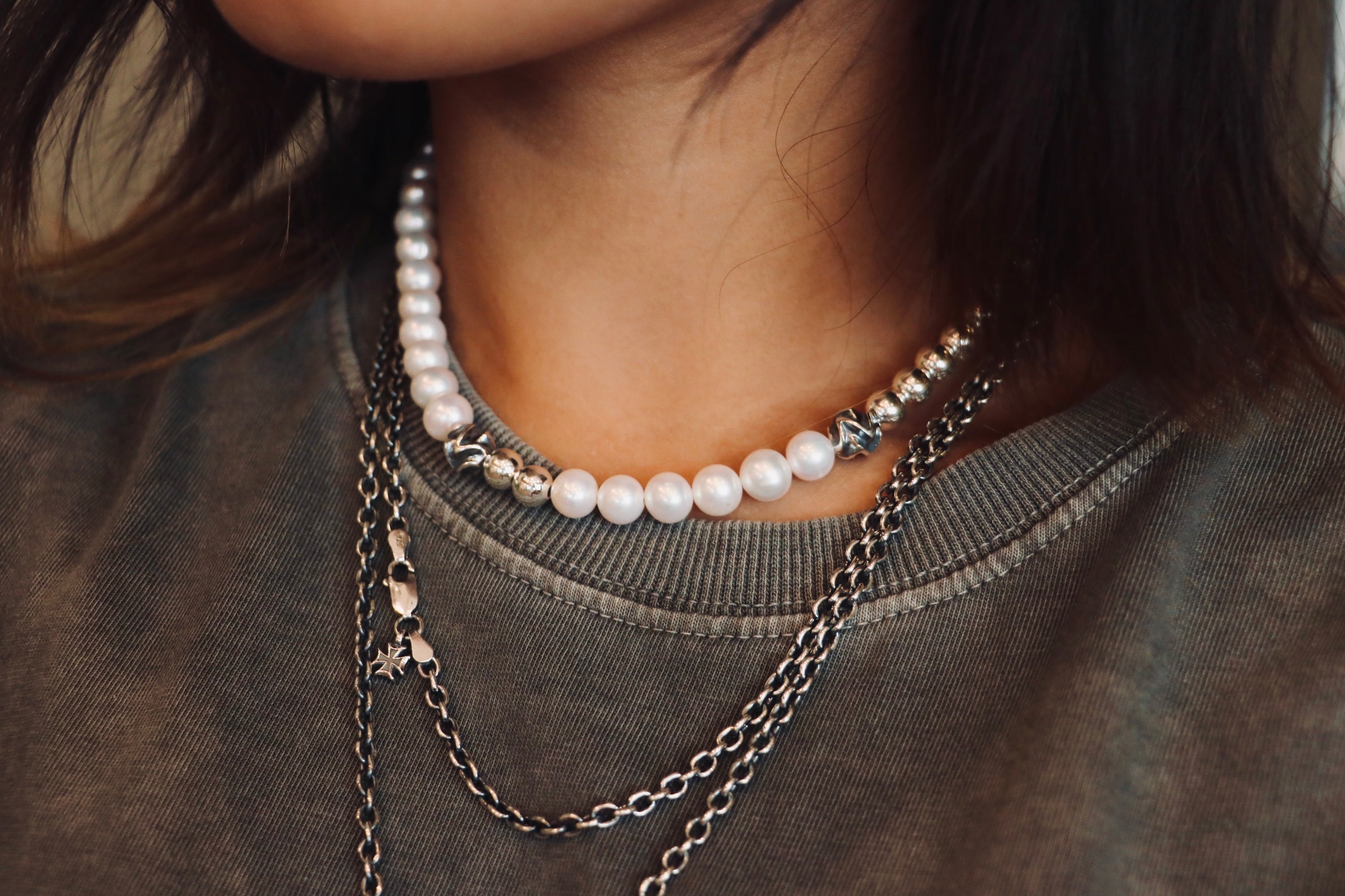 Deal Design Necklace for unisex | Deal Design RT: Pearl Necklace