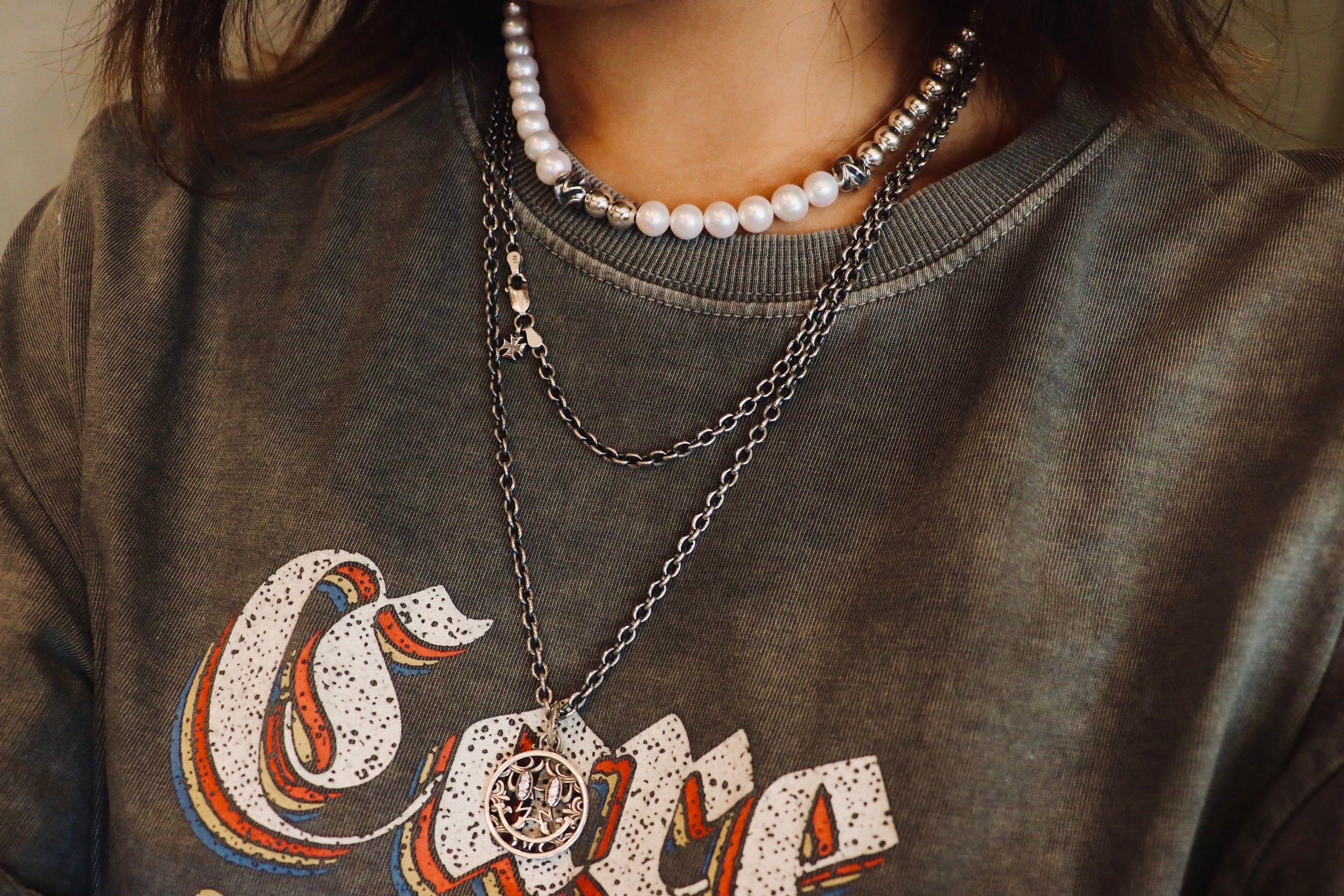 Deal Design Necklace for unisex | Deal Design RT: Pearl Necklace