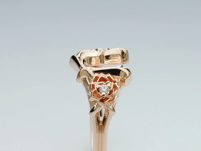 Deal Design - Rose Horseshoe Pink Ring 3