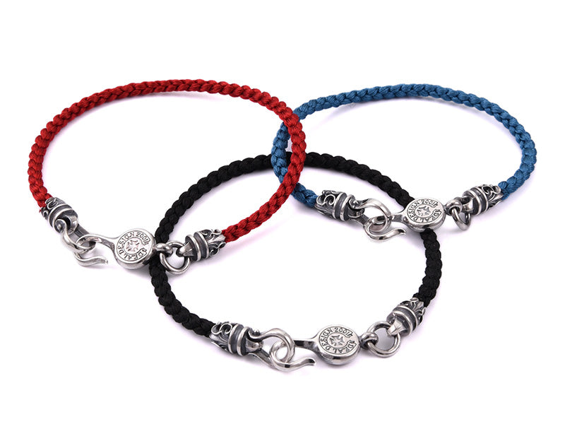 Deal Design - Scroll Rope Bracelet: Silk Cord 1
