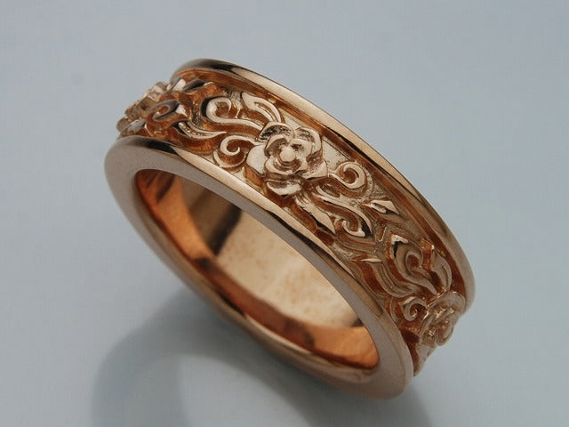 Deal Design - Scroll Rose Ring 1