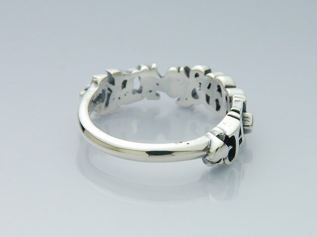 Deal Design - Shuffle Number Silver Ring 5