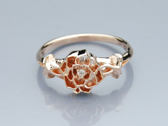 Deal Design - Single Grid Rose Ring (PK) 4