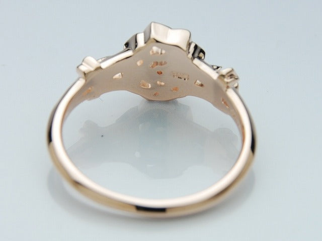 Deal Design - Single Grid Rose Ring (PK) 5