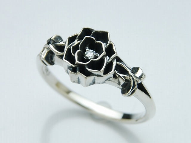 Deal Design - Single Grid Rose Ring (SV) 1