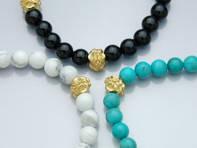 Deal Design - Snake Rock Bracelet : Gold Ball 2