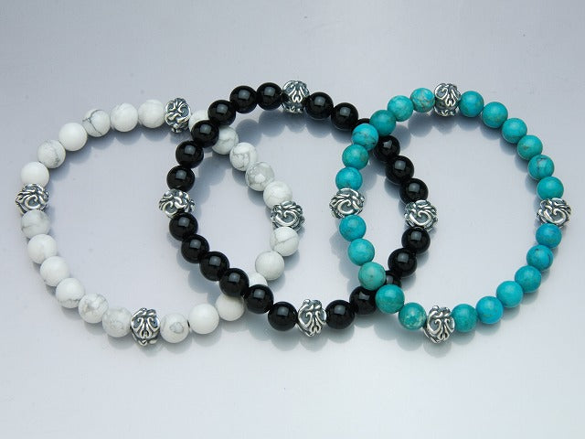 Deal Design - Snake Rock Bracelet : Silver Ball 1