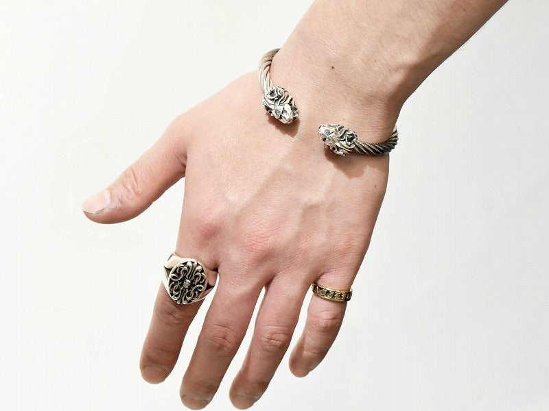 Deal Design - Stainless Wire Bangle : Baby Lion 5